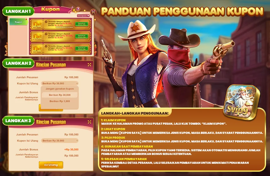 PANDUAN PENGGUNAAN KUPON